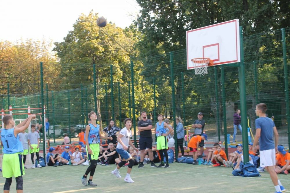 Соревнования по уличному баскетболу
